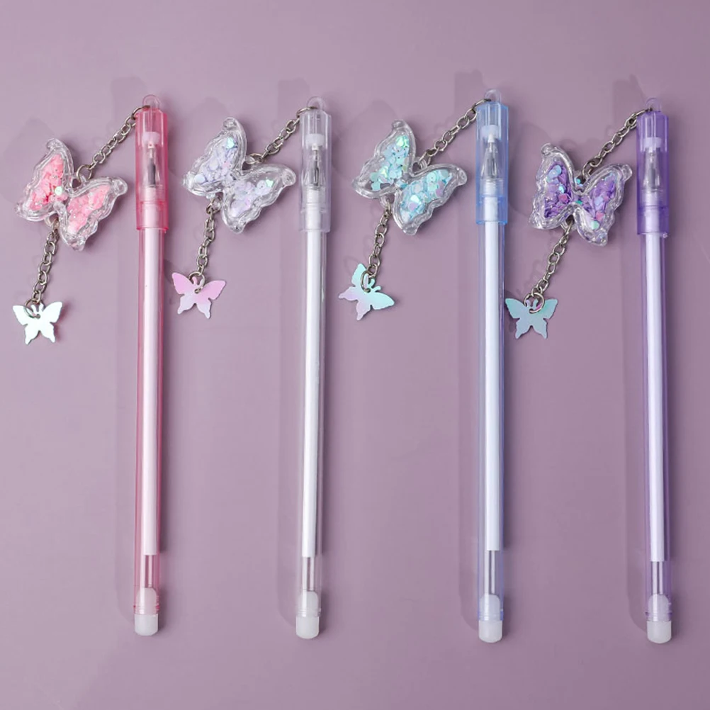 

Butterfly Pendant Gel Ink Roller with Fountain for Office Marker Student Cartoon
