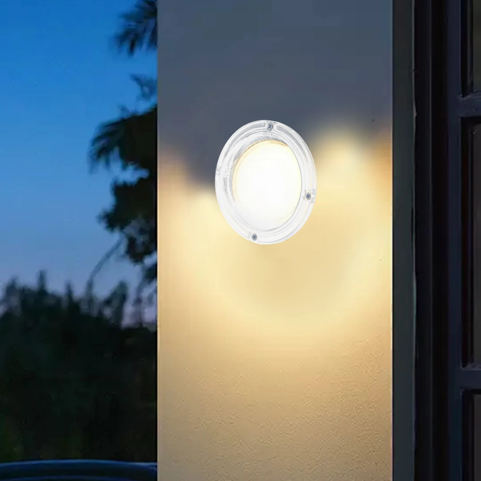 

LED High Bay Light Shade Transparent PC Protective Cover for Outdoor Lighting Globe Replacement Decorative Drum Shades Street
