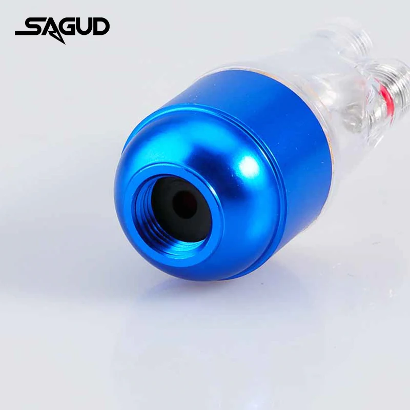 SAGUD – Mini filtre à Air en ligne pour aérographe et tuyaux, séparateur d'huile et d'eau avec filetage de 1/8 ", pour raccordement