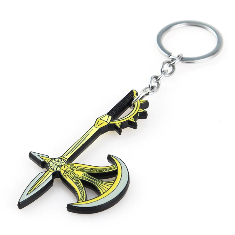 Movie Game Jewelry The Seven Deadly Sins Escanor Axe Bottle Opener Keychain Keyring For Men