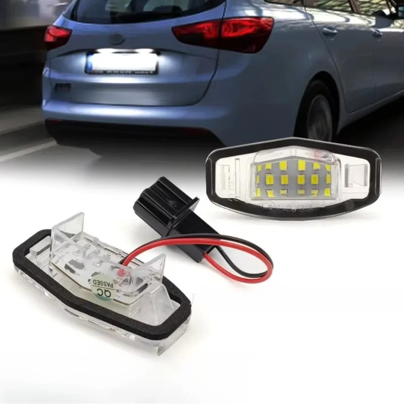 

Glb For License Plate Lamp 2pcs Car 18 SMD White LED Number Acura RL TSX RDX Honda Civic Accord City 4D Legend LED Light Bulb
