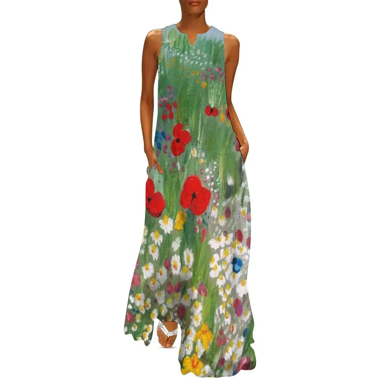 

Floral Treasures Long Dress party dresses women Women's summer dresses Long dress party dress women elegant luxury