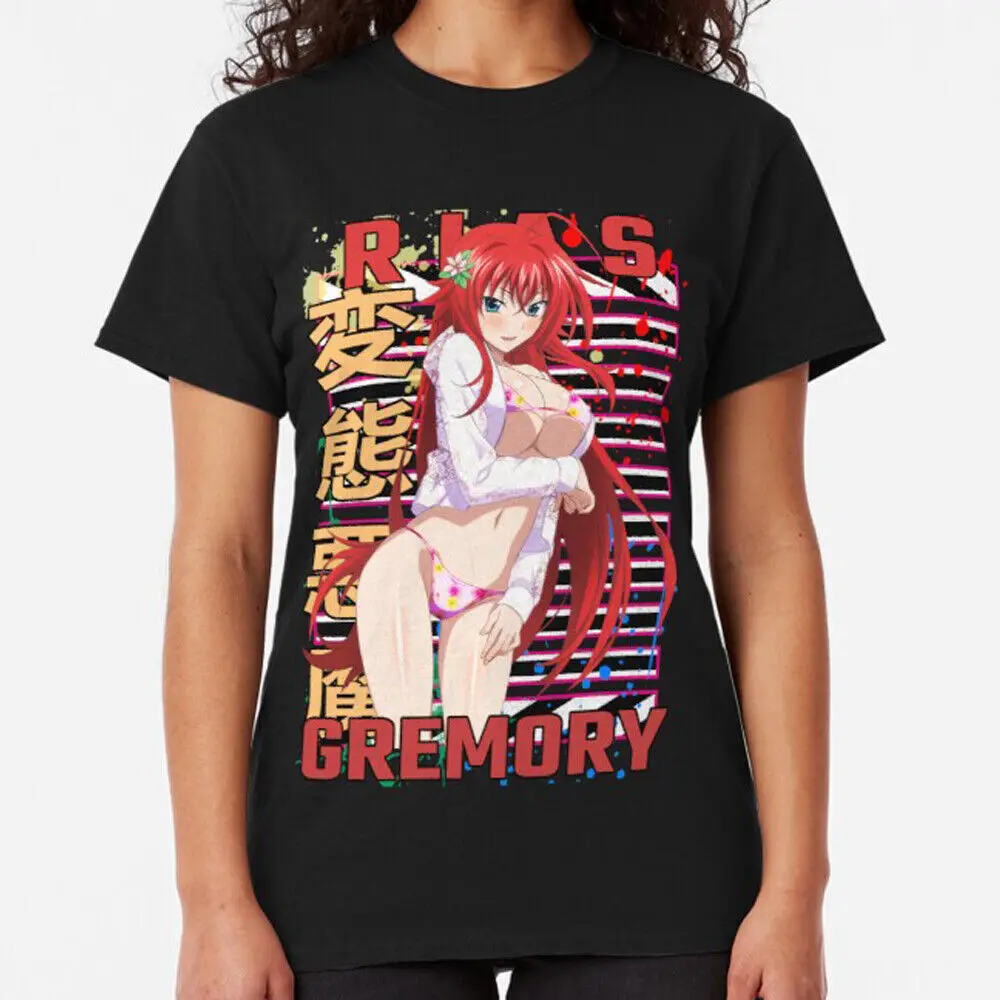 Sexy Rias Gremory Unisex Anime T-Shirt for Men & Women Highschool DxD, Waifu