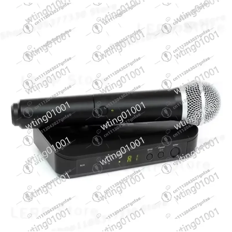 for BLX24 BLX4 BETA58A Dual Channel UHF Wireless Handheld Mic with XLR Output Ideal for Church Karaoke Live Singing