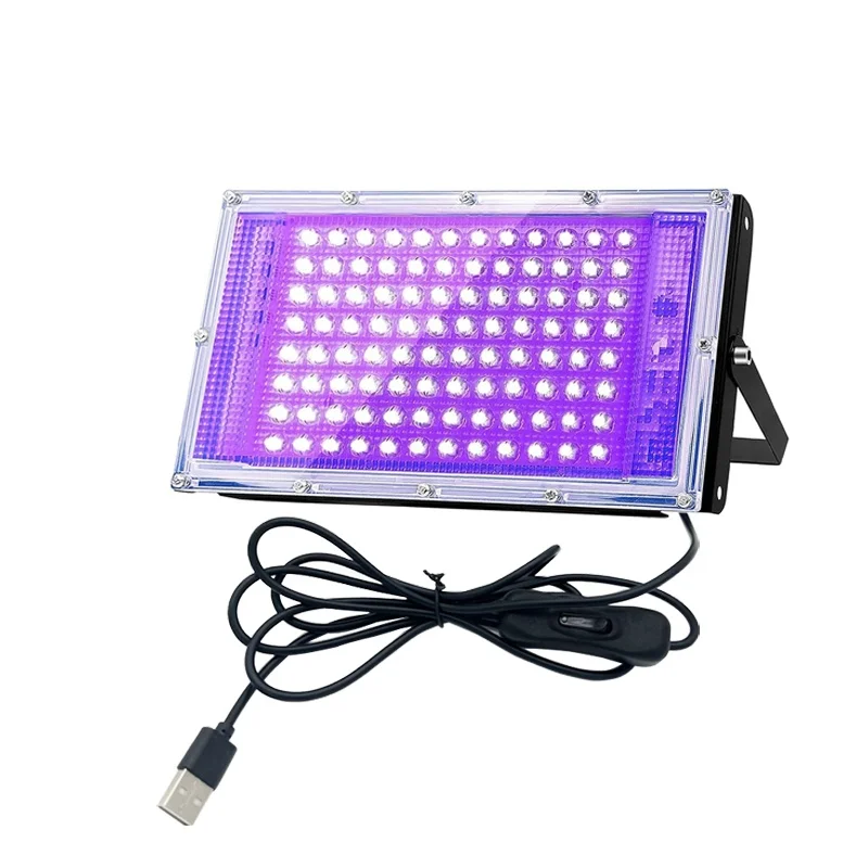 96 light beads UV stage light LED black light Halloween Christmas stage painting fluorescent disco party