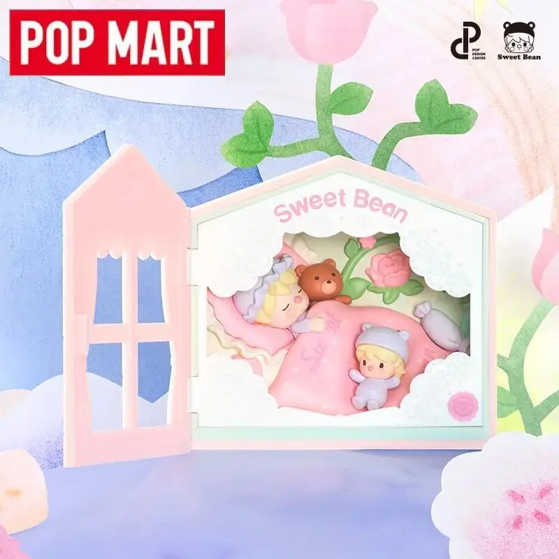 

POP MART Sweet Bean Celebrate Ordinary Days Series Scene Set Blind Box Toys Kawaii Anime Action Figure Surprise Dolls Model Gift