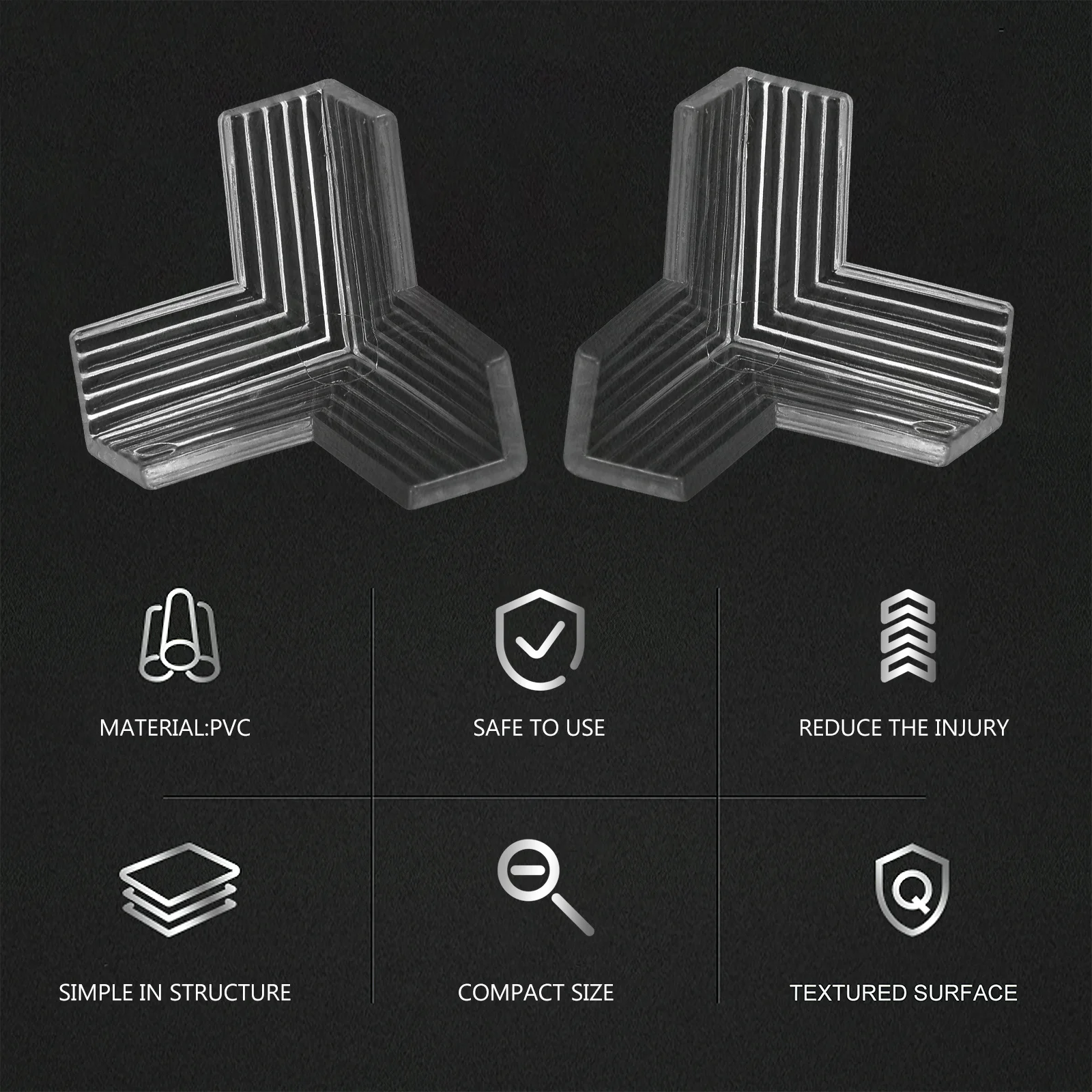 

10 шт. простые бамперы для мебели, защита детей в домашнем школе, больнице, стене, угловая защита