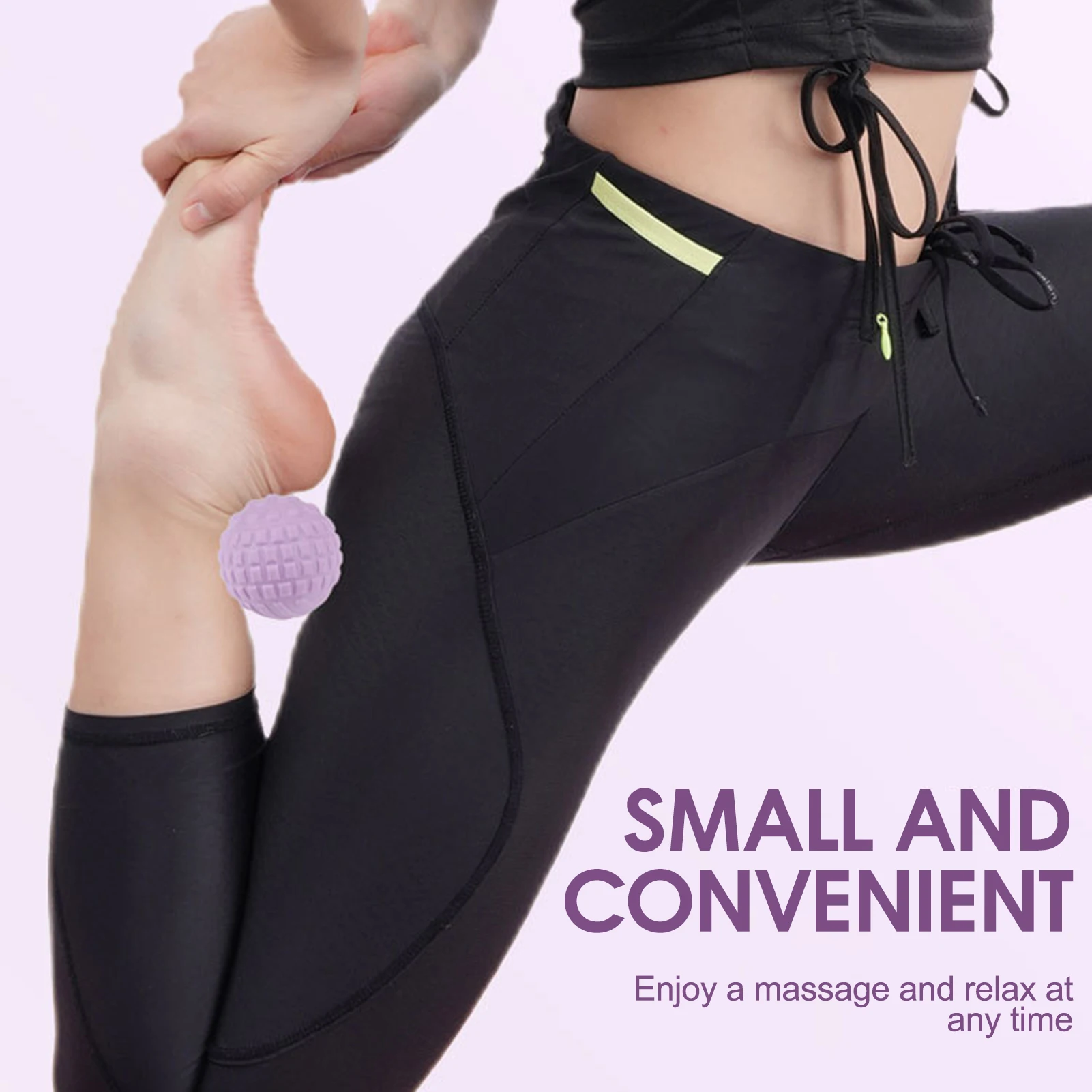 Gummi-Fußmassagebälle mit Spikes, Massageroller, Physiotherapie, Massageball für die Stresstherapie, myofasziale Entspannung