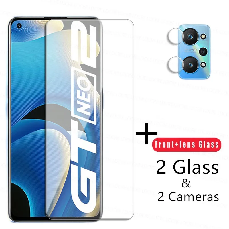 Clear Glass For Realme GT Neo2 Screen Protector For Realme GT Neo2 Tempered Glass Protective Camera Lens Film For RealmeGT Neo2