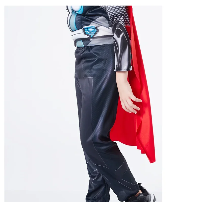 بدلة قفز لفيلم ثور التأثيرية للأولاد فستان حفلات للفتيات ثور زي عباءة للأطفال بدلة خارقة للهالوين