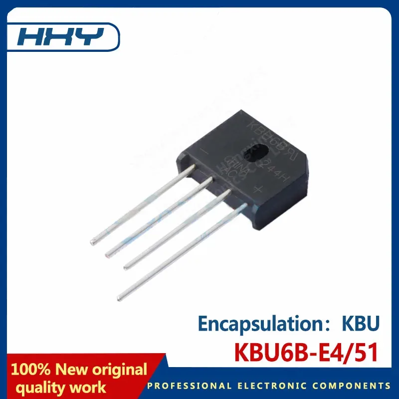 10PCS KBU6B-E4/51 P…