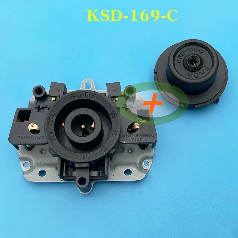 

1Set for FADA KSD-169-C Electric Kettle Thermostat Connector Kit 13A