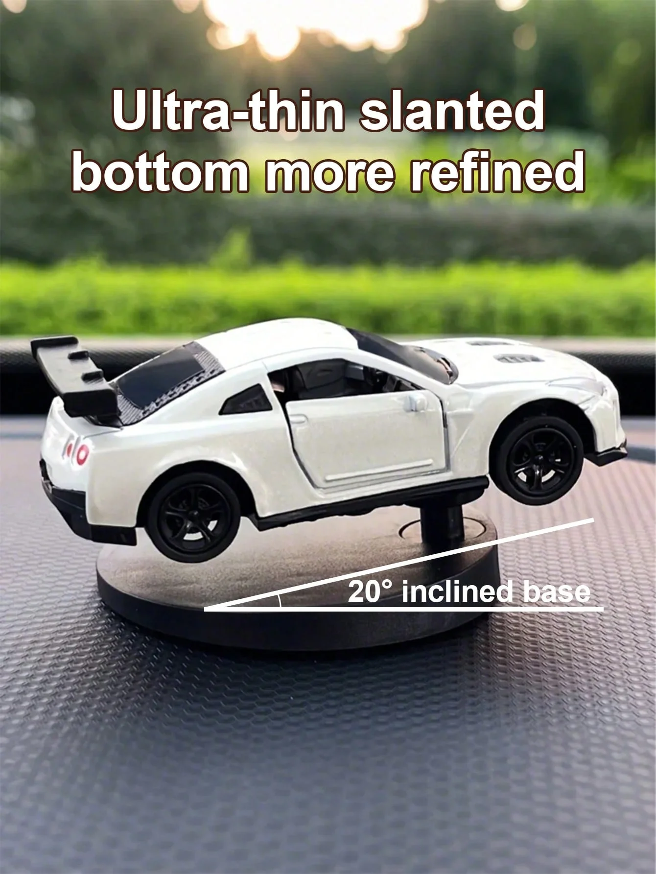 Украшение приборной панели динамического дрифта — движущаяся модель с гравитационным питанием и реалистичным дрейфующим движением, батарея не требуется, цинковый сплав