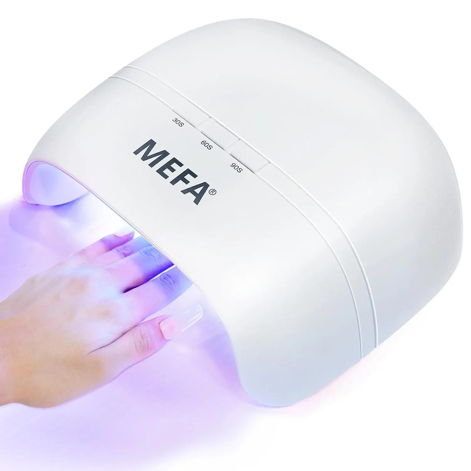 مصباح أظافر محمول بالأشعة فوق البنفسجية 72 وات مع 3 مؤقتات، مجفف طلاء جل LED سريع المعالجة لصالونات التجميل المنزلية