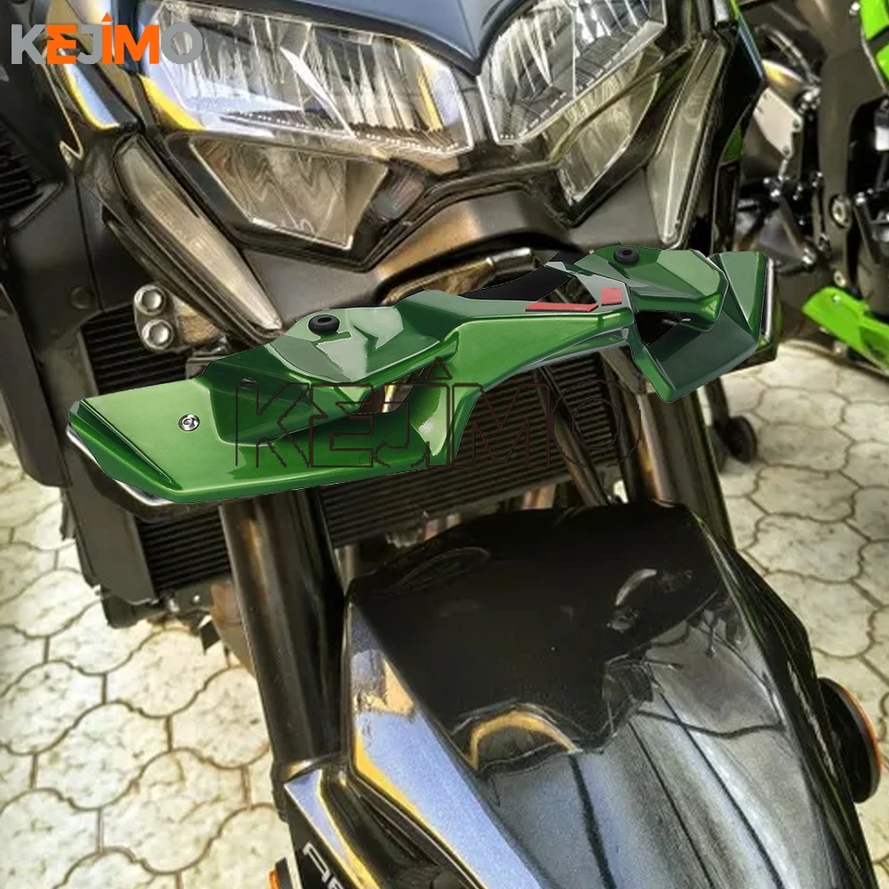 

FOR Kawasaki Z900 Z 900 2020-2024 Front Spoiler Downforce Winglets Fairing Aerodynamic Motorcycle Beak Nose Cone Extension Cowl