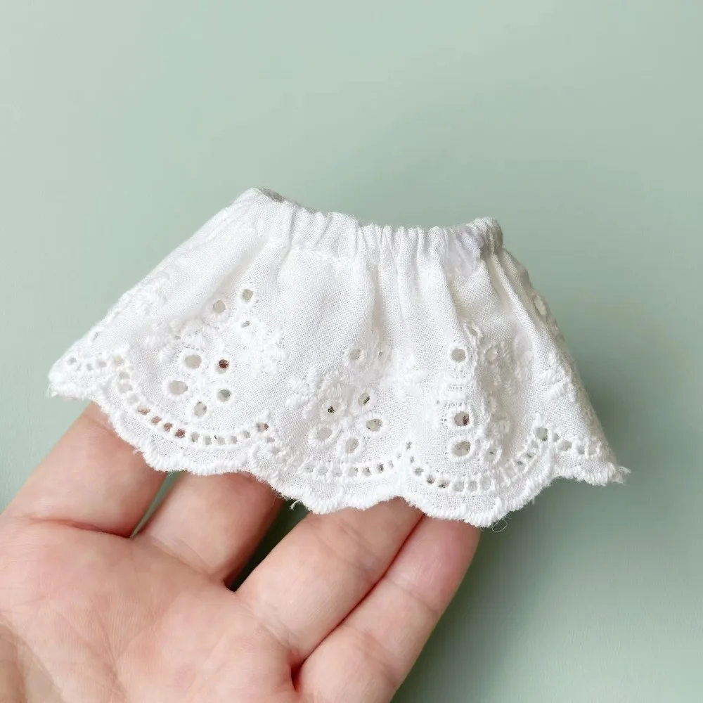 

For 10cm Cotton Doll Dress Doll Dress Princess Style High-Quality Pleated Skirt Doll Dress Mini Style Lace Doll Dress