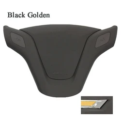 for Chevrolet Sail Steering Wheel Cover Horn Cover Surface Damage Repair Cover For Sail black and grey color