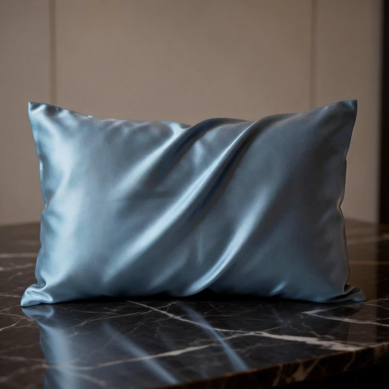 

Silver Ion Silk Pillowcase Mulberry Silk Pillowcover Silky Both Sides Silk Pillow Cover for Pillow 1pc/2pc Bedding