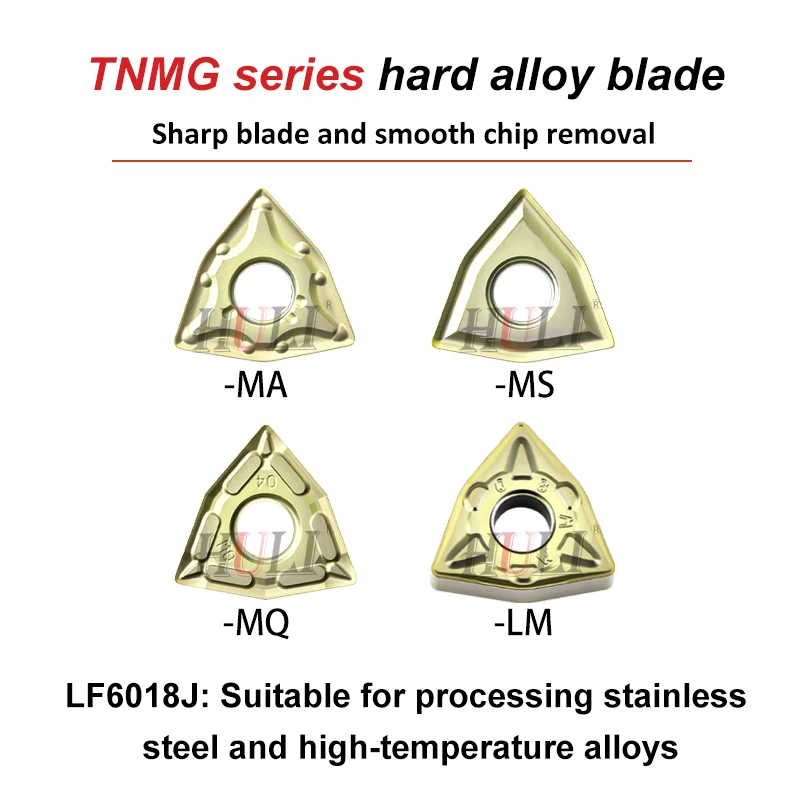 

WNMG080404/08 Лезвие персикообразной формы с ЧПУ MQ/MA/MS/LM Тип слота DESKAR 100% оригинальная обработка Специальная токарная вставка из нержавеющей стали