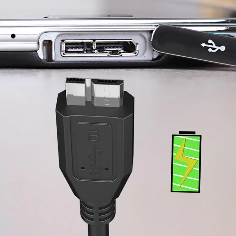 Кабель-адаптер USB 3.0 Type A к USB 3,0 Micro B Male, кабель для синхронизации данных, шнур для внешнего жесткого диска, HDD, кабель для жесткого диска