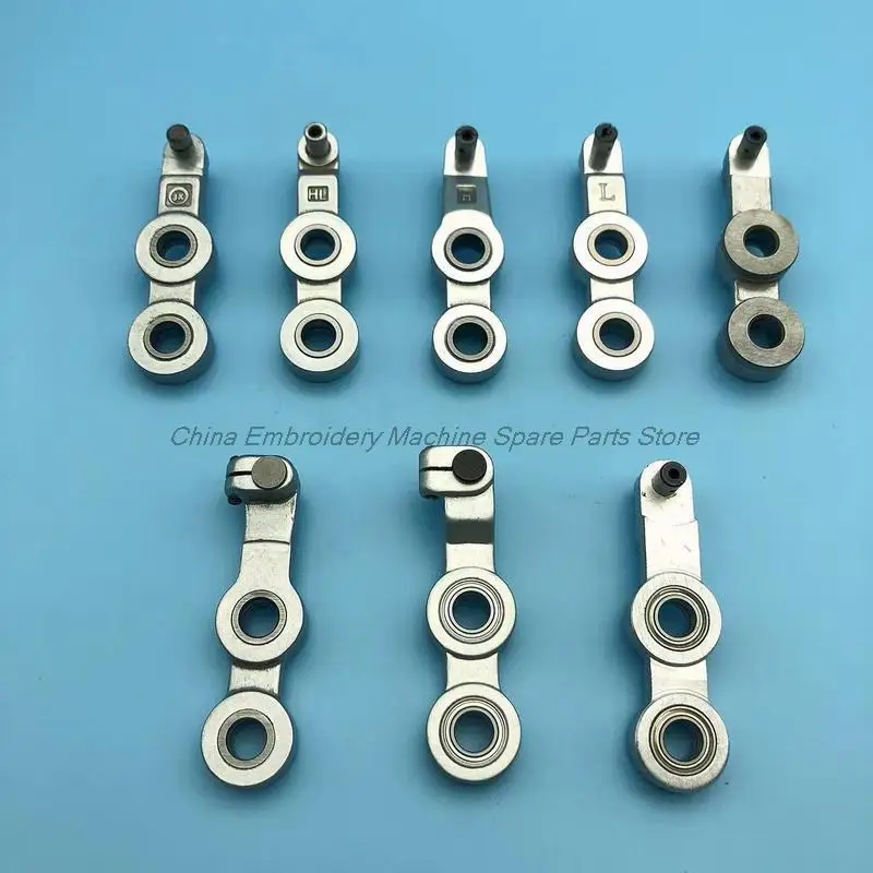 Machine Shell Cam Square Head Aluminum Connecting Rod Bearing Thickened High-Speed Three-Eye Connecting Rod Computer Embroidery