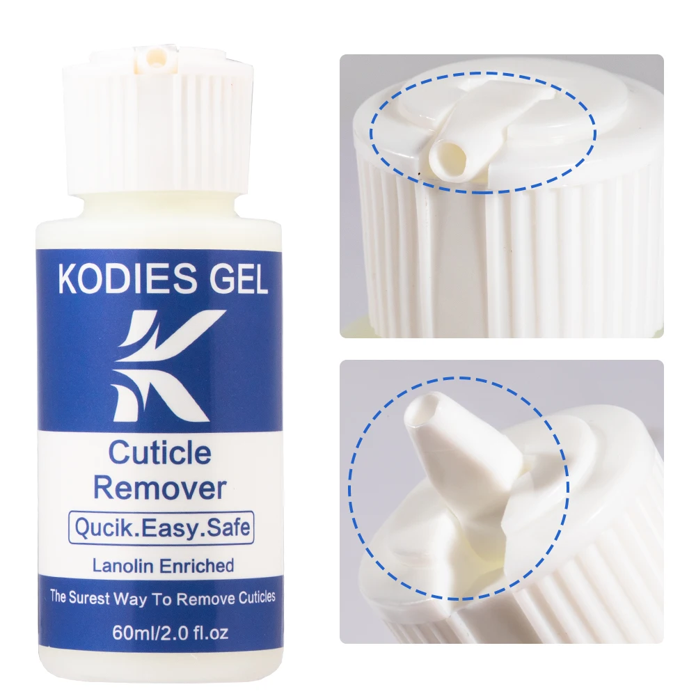 KODIES-Removedor de cutículas Gel, Amaciante de cutículas, Líquido, Calos do Pé Morto, Esfoliante, Nail Care, Reparação, Pedicure, Manicure, Ferramentas de Tratamento