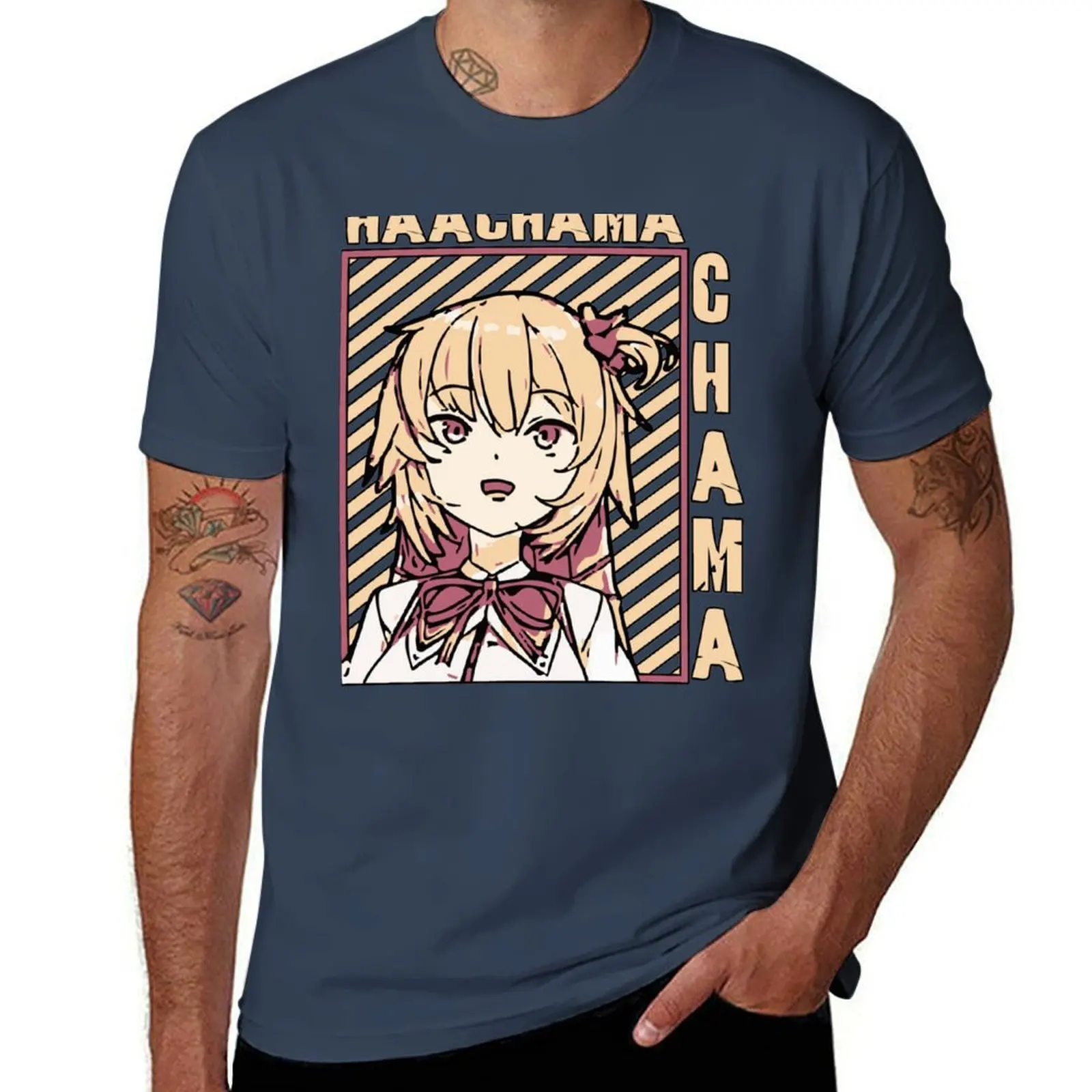 

Hololive Chama Haachama T-Shirt Classic Graphic Short Sleeve Top