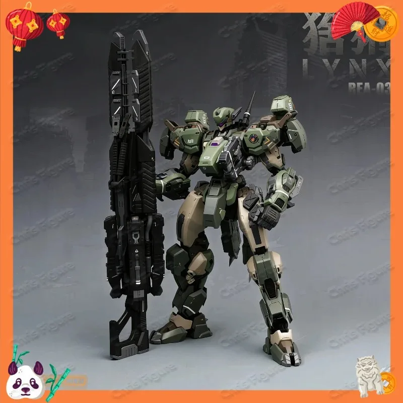 

In Stock 1/100 REA-03 Lynx Assembly Model Kit Realistic Sci-Fi Mecha Toy with Maintenance Garage Stand Collectible Gift