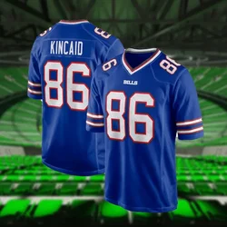 Dalton Kincaid No. 86 American Football Jersey T shirt 2024 Boys/Men's New Football Special Jersey Football Suit Tshirt