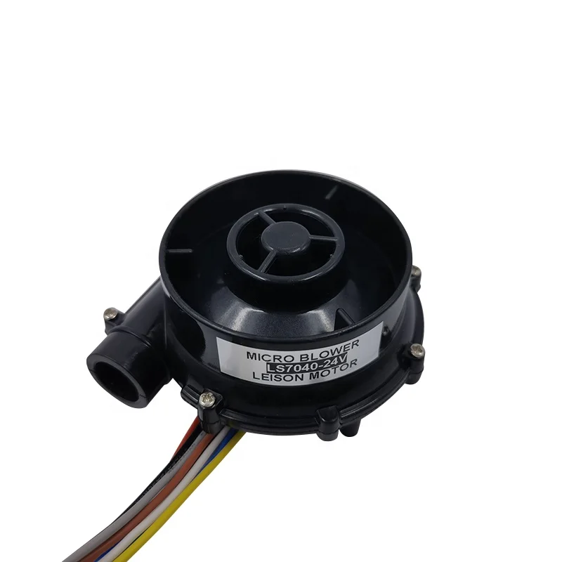 منفاخ هواء صغير بدون فرش تيار مستمر 12 فولت 24 فولت منخفض الضوضاء وعمر طويل