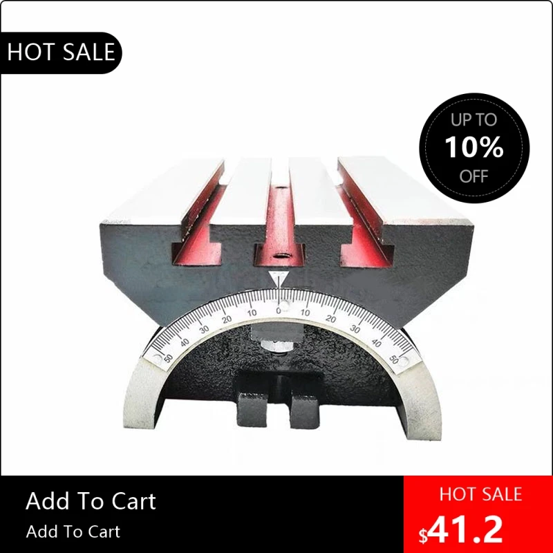 1946 Useful 7 Inch Adjustable Angle Tilting Table for Milling Machine Drilling Machine Workbench Turntable with P 19