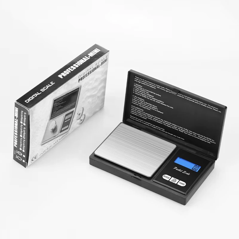 Jewelry Mini Stainless Steel Electronic Scale Digital Pocket Scale Gold Gram Balance Weight Scale Portable Pocket Scale