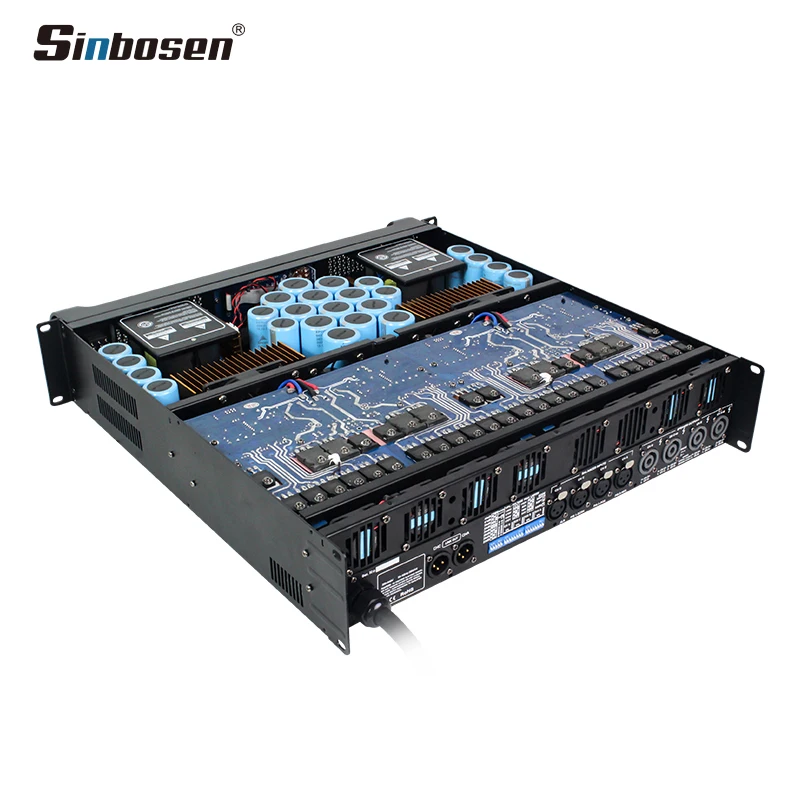 DS-20Q amplifier 4 channel 5000 watt 18 inch subwoofer audio professional sound system for stage performance