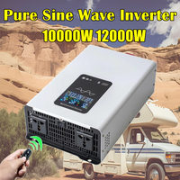 12000W 10000W Pure Sine Wave Inverter DC 12V 24V 48V 60V 72V To 220V 110V Inversor Voltage Converters Power Bank Solar Inverter