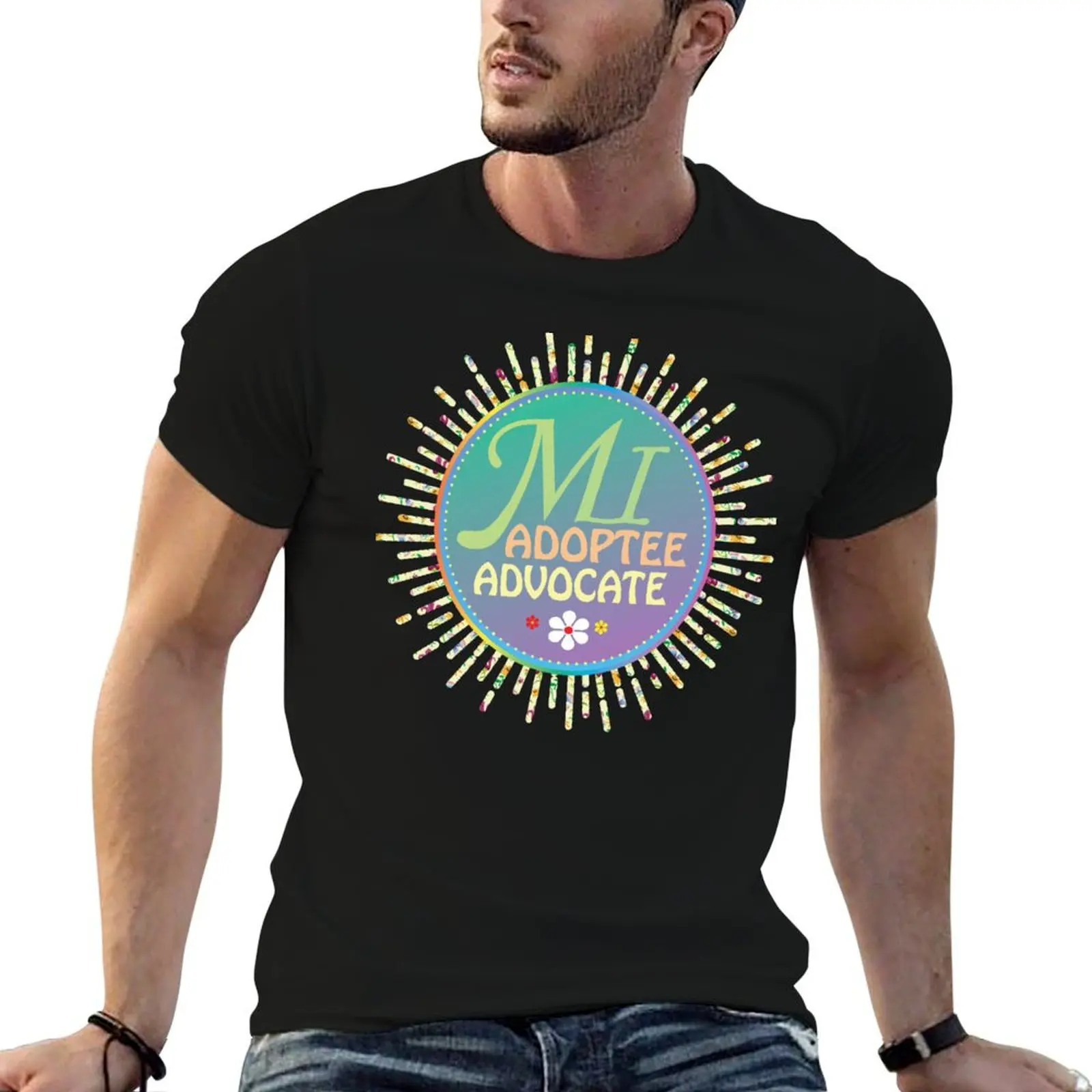 

Michigan Adoptee Advocate T-Shirt t shirt custom print t shirt man cotton man t shirt designer T-Shirt