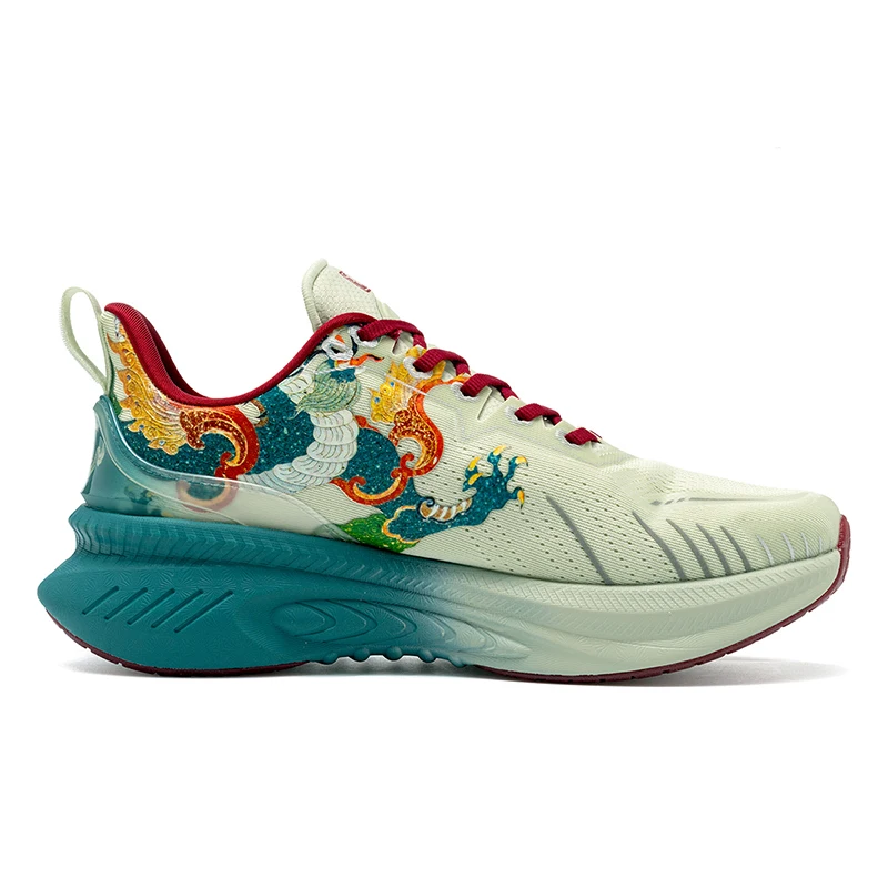 ONEMIX-Chinese Loong Running Shoes para homens, amortecimento superior, laço adequado, antiderrapante, tênis esportivos ao ar livre