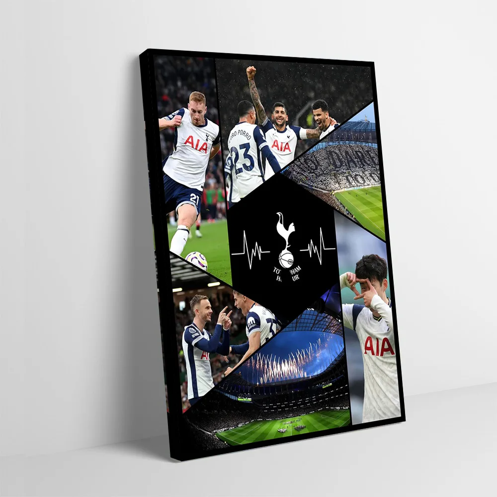 Tottenham colagem impressão cartaz personalizável fotos arte da parede pintura em tela presente para varinha dheko casa de luxo decoração