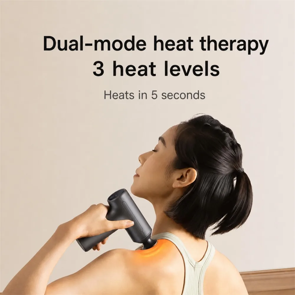 2026 New MIJIA Hot Compress Fascia Gun H3 Mini 12kg Strong Thrust Sports Fitness Muscle Deep Massage Portable Massager *CN*