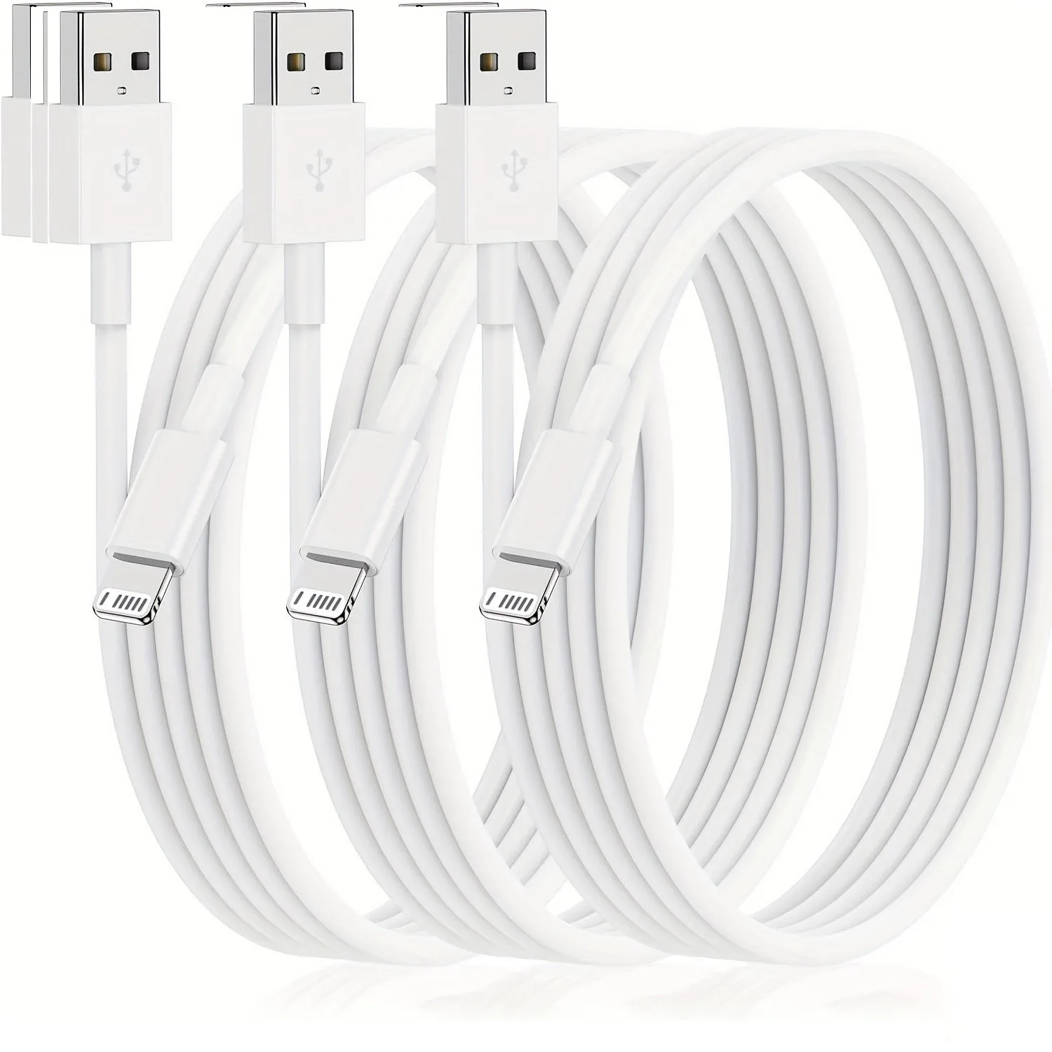 Cavo di ricarica da USB a L da 1M/3 piedi per iPhone IPad-3 Pack