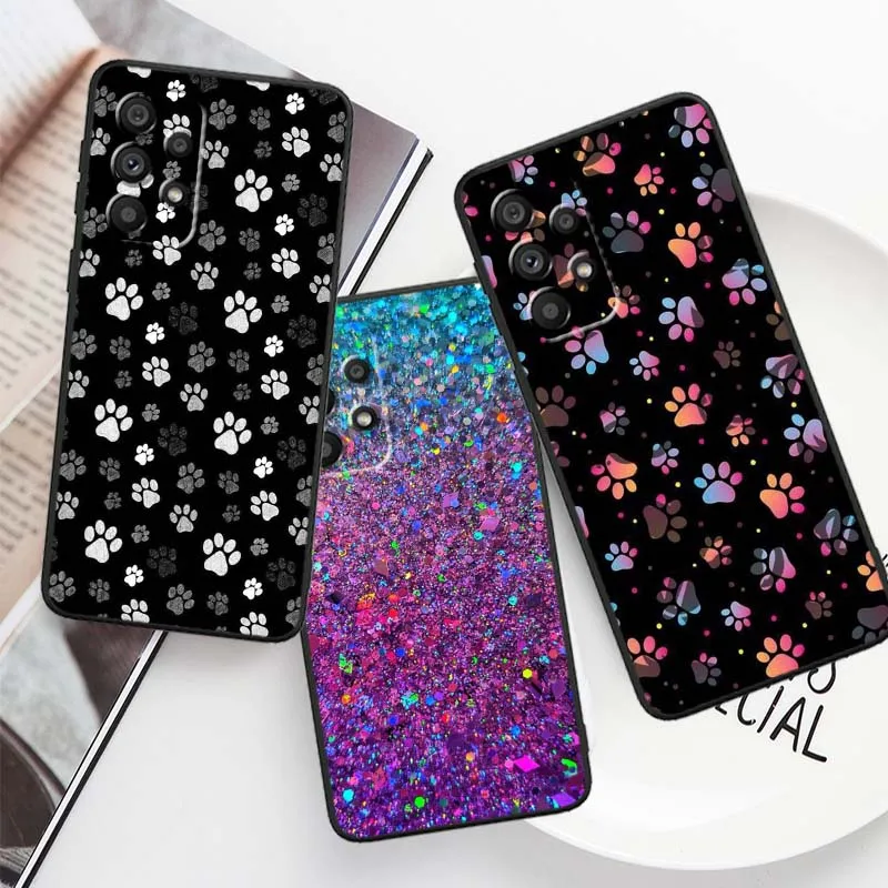 Katze fangen Liebe Kunst für Samsung A41 A35 A34 A33 A32 A25 A24 A23 A21s A06 A05 A04 A03 Note 10 20 Ultra 5G schwarz Abdeckung