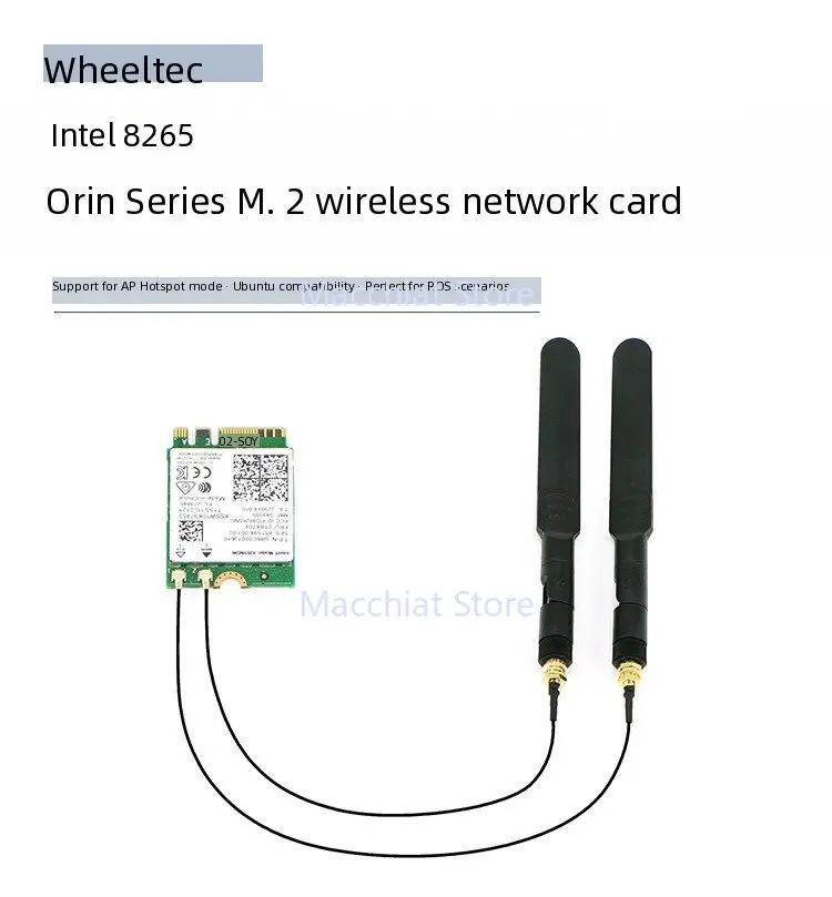 بطاقة واجهة الشبكة اللاسلكية من سلسلة Orin M.2 بطاقة واجهة الشبكة اللاسلكية Jetson nano المخصصة لهوائي نظام Ubuntu #6