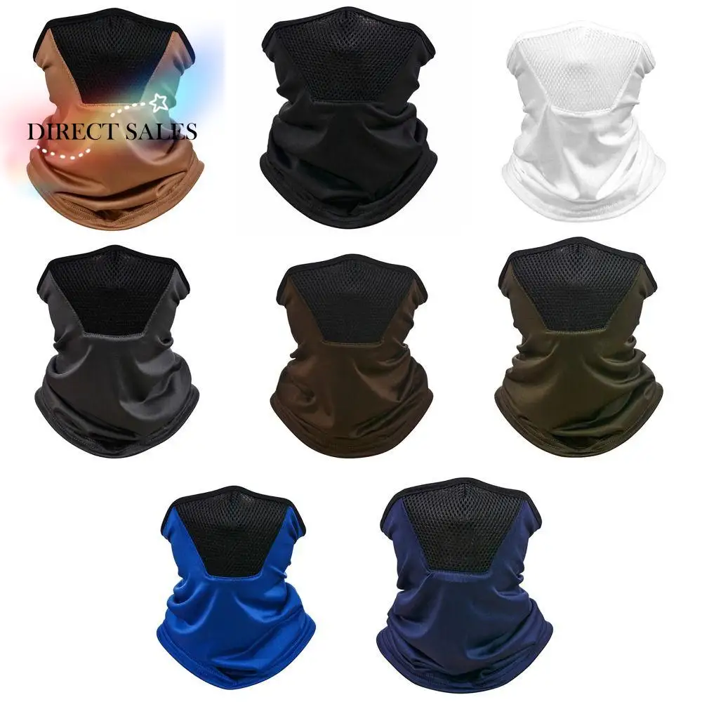 

Color UV Protection Face Scarves Outdoor Face Shield Women Sunscreen Veil Summer Sunscreen Mask Men Fishing Face Mask Ice Silk