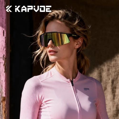 Imagen 2 del producto Kapvoe, gafas de sol fotocromáticas para ciclismo, gafas para mujer, gafas de moda para bicicleta, gafas de conducción al aire libre, gafas deportivas para bicicleta MTB, nuevas