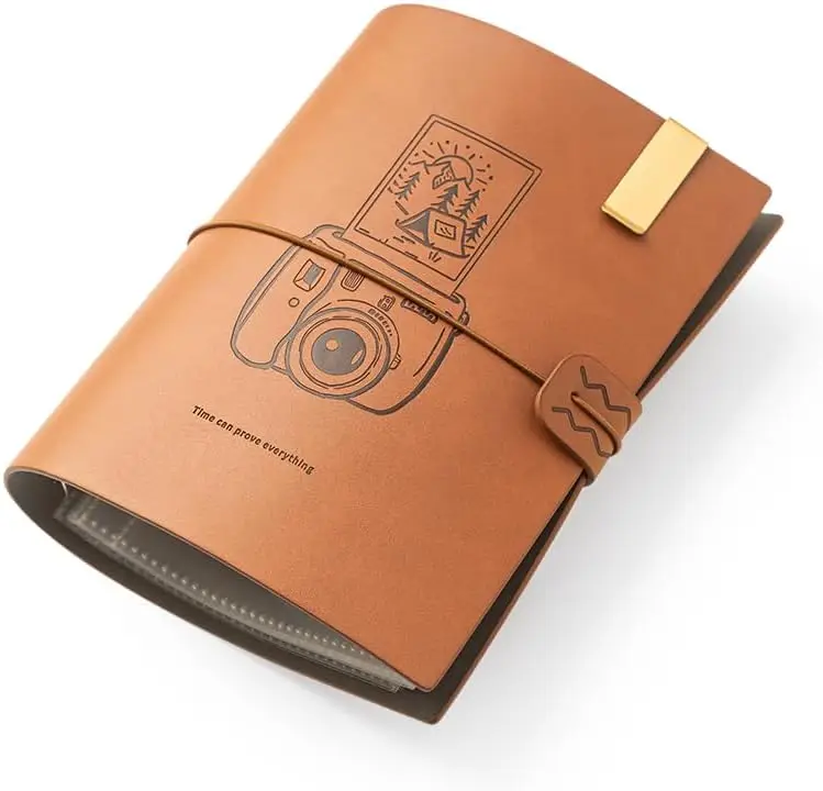 

JUCE 200 Pockets Photo Album for Fujifilm Instax 400 300 210 evo wide Camera, Fuji instax wide Photo album，For Instax w