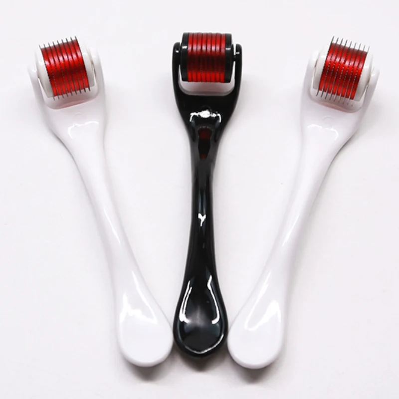 DRS ลูกกลิ้ง540 Derma ลูกกลิ้งนวดหน้า0.2/0.25/0.3มม. ความยาวไทเทเนียมลูกกลิ้ง dermoroller micronidle สำหรับการดูแลผิวหน้า