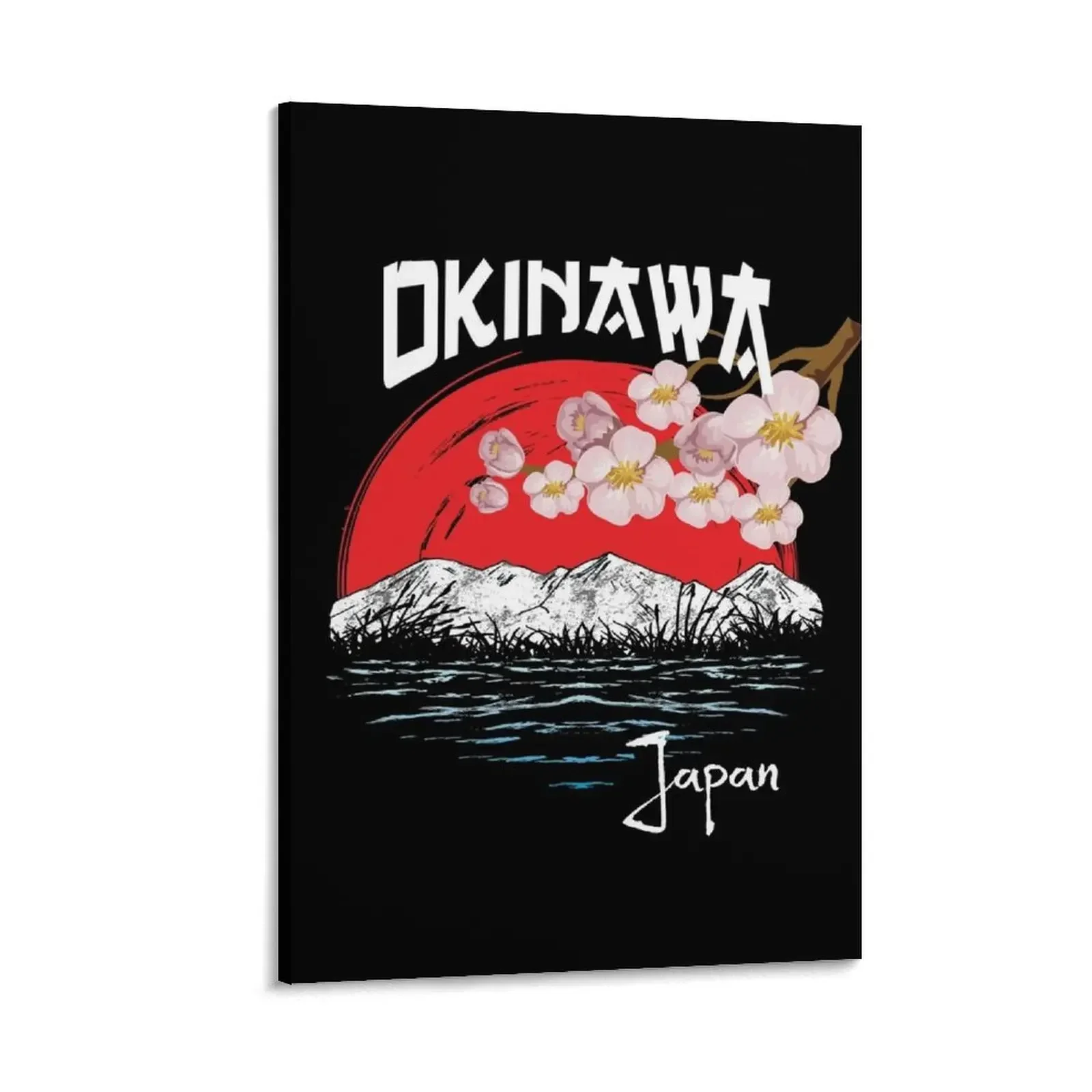 

Okinawa Japan Cherry Blossom Art Canvas Painting wall decor decorative wall poster art mural Paintings