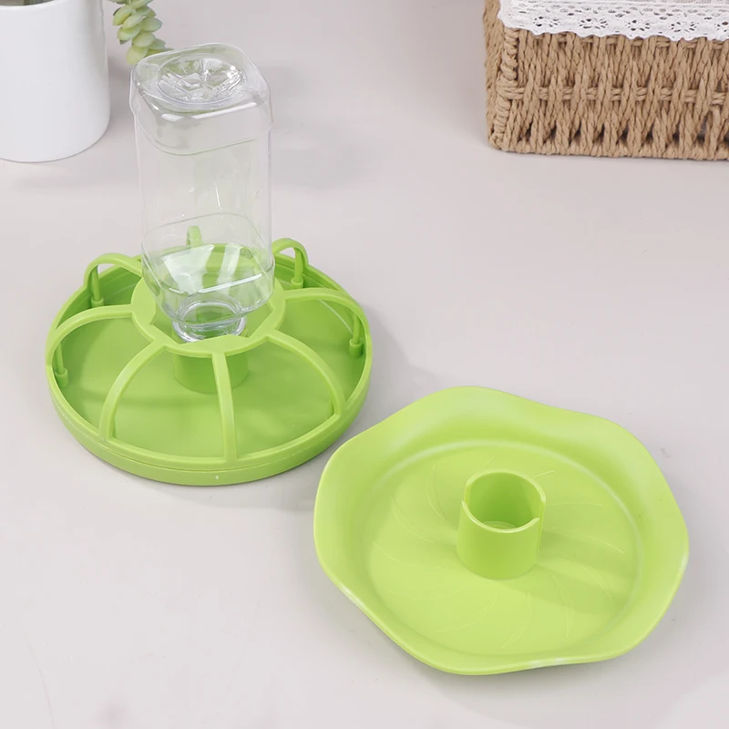 Reptile Water Drinker Dispenser Food Bowl Lizard Gecko Feeder Round Dish Turtle Water Bowl Drink Bottle Reptile Feeders
