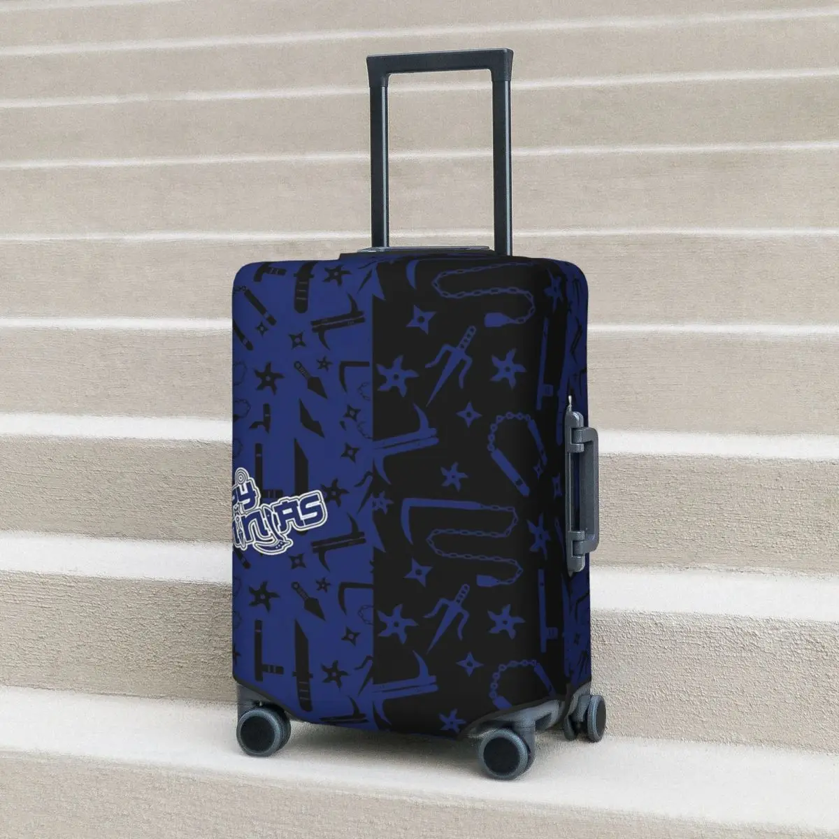 

Fantastic Spy Ninja For Boys And Girls Backpack Suitcase Cover Protection Elastic Travel Luggage Protector Covers for 18-32 Inch