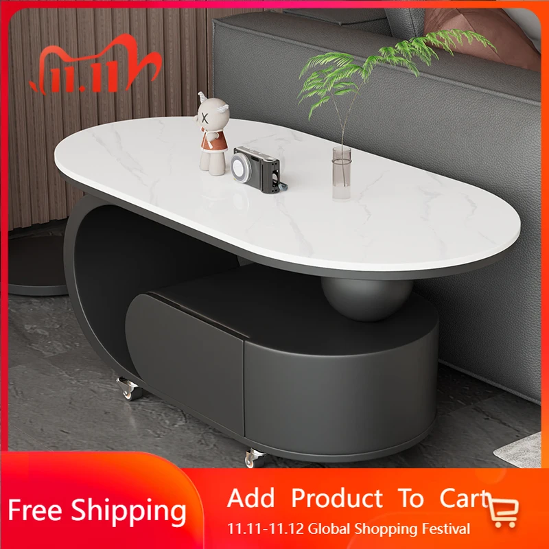 

Nordic Storage Coffee Table Designer Books Modern Decoration Simple Coffee Table Drawers Dinner Meubles Living Room Furniture