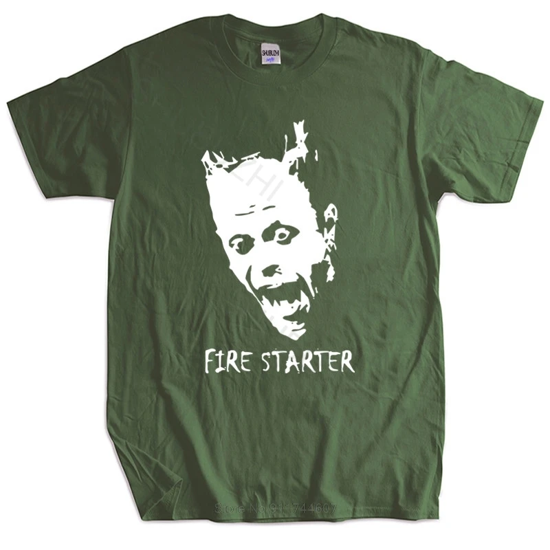 men brand t shirt summer cotton tshirt FIRE STARTER PRODIGY DANCE MUSIC FESTIVAL T SHIRT FREE POSTAGE
